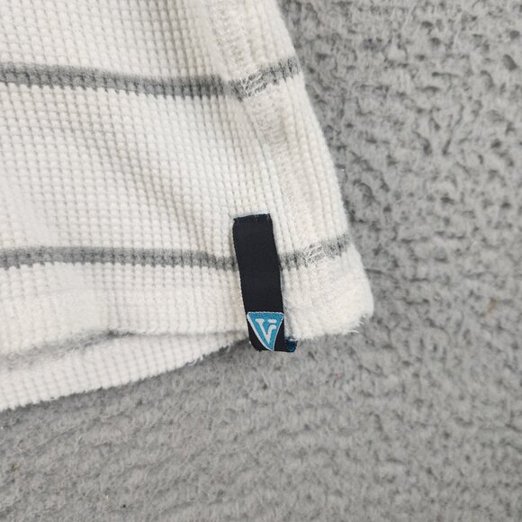 Vurt Hoodie Men's Extra Large Y2K Striped White Gray Hooded Sweatshirt Skater - Picture 10 of 12